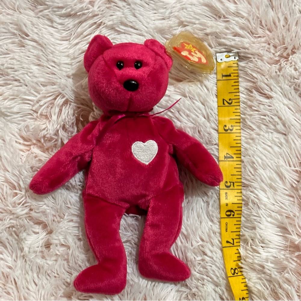 TY Beanie Baby vintage Rare Valentina Bear with holographic tag - Picture 7 of 7
